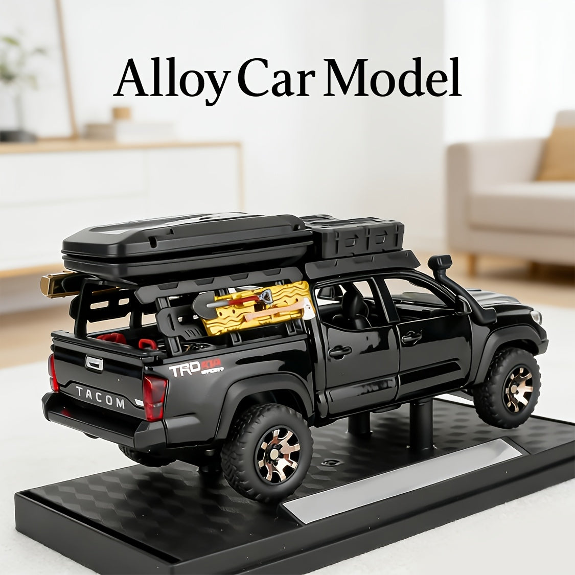 [Perfect Holiday Gift] 1:32 For TOYOTA Off-Road Zinc Alloy Static Display Model Car - High-Detailed Replica With Openable Doors, Collectible Desktop Ornament For Home Decor, Perfect Birthday & Holiday Gift For Model Car Enthusiasts
