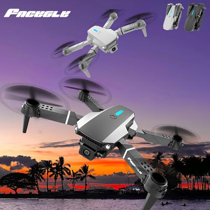 [360° Stunt Flip]E88 Drone, Equipped with Dual Cameras, Portable Foldable Body, 500Mah Battery Capacity, Optical Flow Positioning, Intelligent Height Setting, Indoor And Outdoor Aerial Drone, Suitable for Outdoor Adventure Enthusiasts