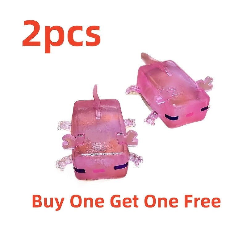 Buy One Get One Free 2pcs Axolotl Squishy Relax Toys, Cute Squishy Axolotl Squeeze Toys - Soft and Stretchable, Popular Party Favor Gift, Relax Sensory Toy, Halloween/Christmas/Easter/Birthday Party Favor Bag Fillers, Classroom Reward Supplies
