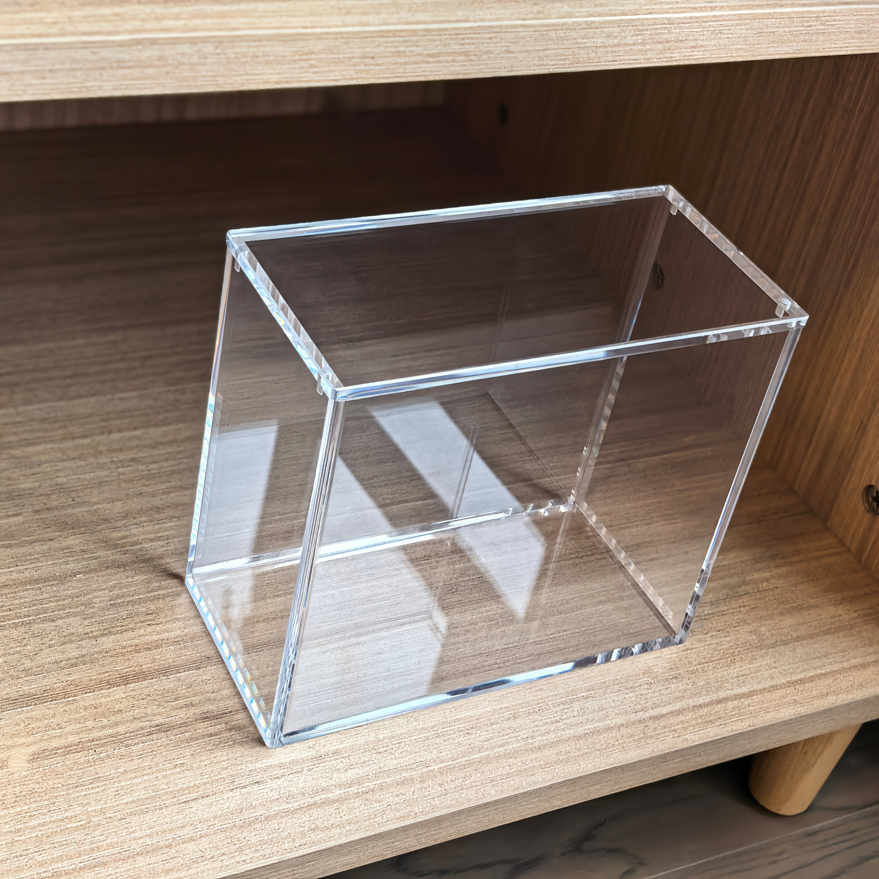 Acrylic Case, Rounded Corner Design, Self-closing Cover, UV Protection, Upgraded Packaging