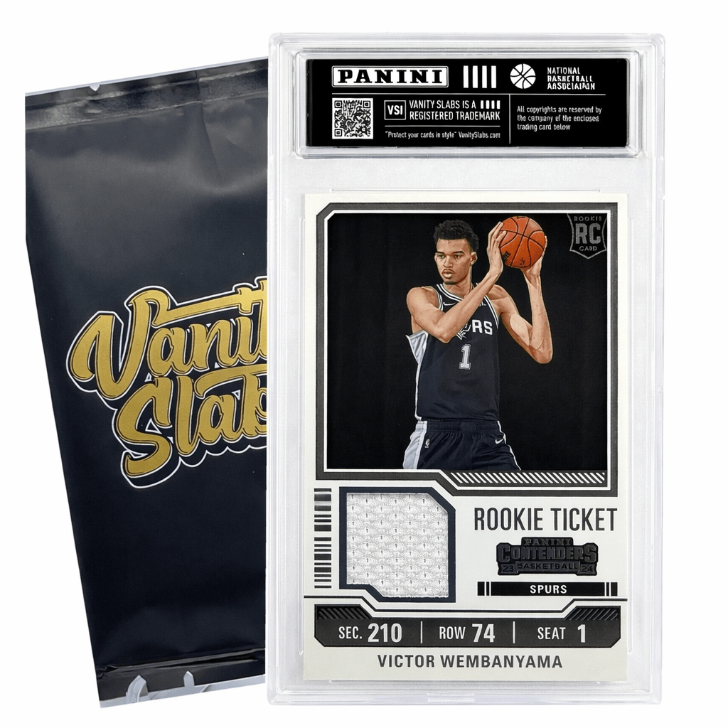 Panini Basketball Mystery Hit Single Slab | Basketball Card in Premium Display Case | Rookies, Stars, Autographs or Inserts Guaranteed! | Perfect Gift for Kids & Collectors of All Ages