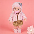 1 Lifelike 12 Inch/30cm Reborn Beautiful Doll, Including Hat, Socks, And Toy Pacifier Set, Lifelike Children's Toys, Suitable for Party Games, The Best Gift for Children On Christmas And Halloween, Girls Love Home Toys The Most