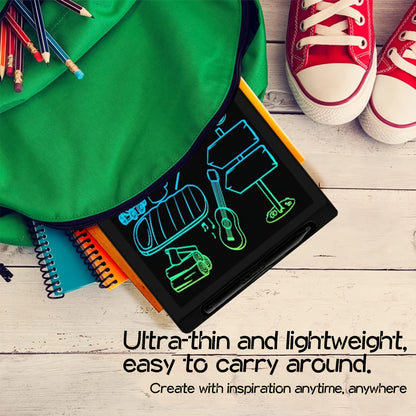 1pc 16" Colorful LCD Writing Tablet for Kids - Erasable And Reusable Drawing Pad for Kids, Educational Art And Craft Toy, Perfect Gift for Day, Christmas, Birthdays - Electronic Whiteboard