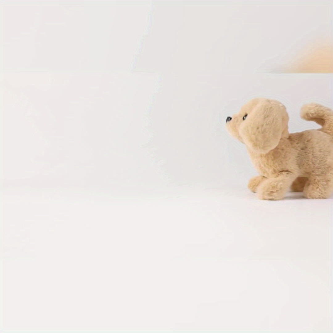 2026 New White, Brown And Teddy Electric Toy Robot Dog with Exquisite Gift Box, Can Walk, Wag Its Tail, Bark, Cute Pet, A Heartwarming Choice for Birthdays And Other Festival Gifts