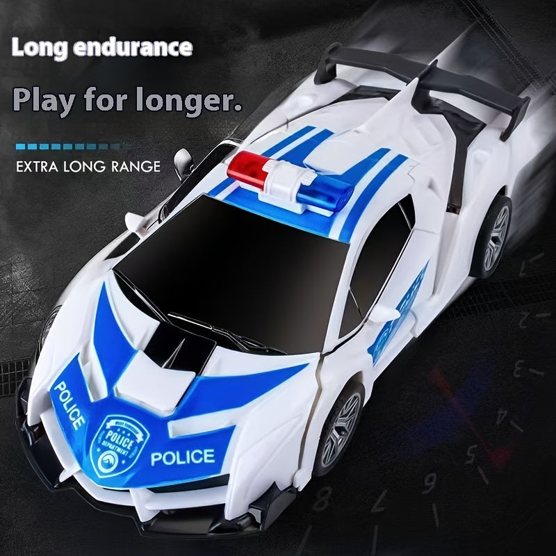 Remote Control Car, One-Button Transform Robot Spider Transformer Toy Car with Cool LED Headlights, 2.4Ghz 1:18 Scale, 360 Degree Rotation Drift, Christmas Birthday Gift for Boys And Girls