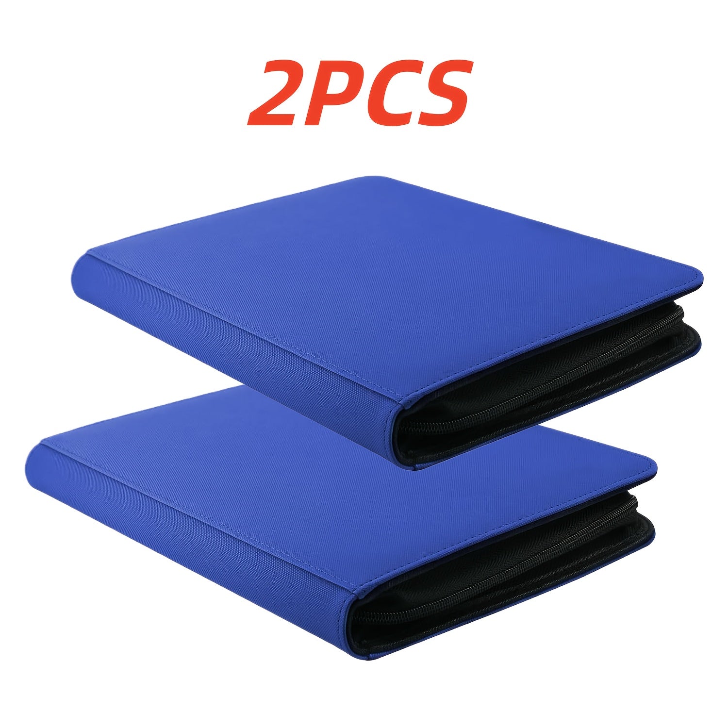 (2pcs) Top Loader Binder, Two Books With A Total Capacity Of 576 Card HoldersTop Loader, Top Loaded Binder With 9 Pockets, Suitable For 3 "x 4" Hard Cards, 35-75PT Double-sided Pocket Card Binder, Suitable For Transaction Cards Or Sports Cards(black