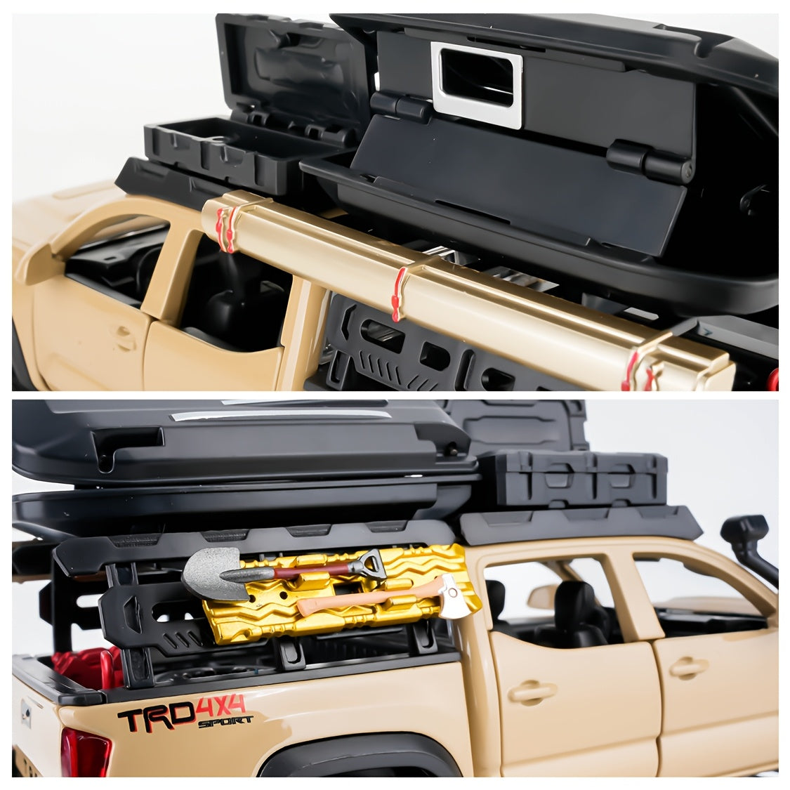 [Perfect Holiday Gift] 1:32 For TOYOTA Off-Road Zinc Alloy Static Display Model Car - High-Detailed Replica With Openable Doors, Collectible Desktop Ornament For Home Decor, Perfect Birthday & Holiday Gift For Model Car Enthusiasts