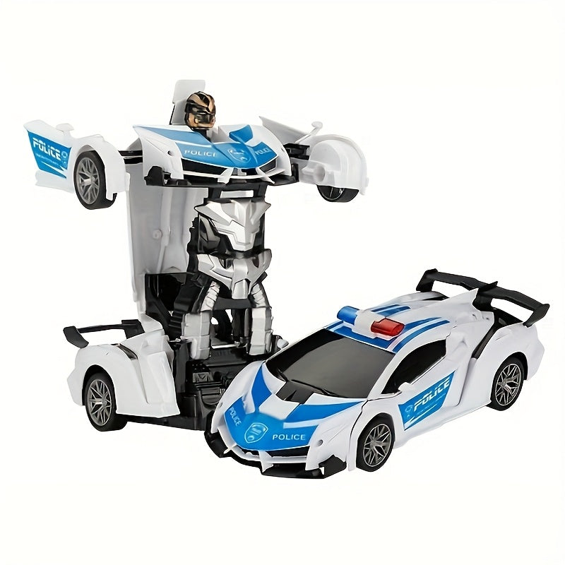 Remote Control Car, One-Button Transform Robot Spider Transformer Toy Car with Cool LED Headlights, 2.4Ghz 1:18 Scale, 360 Degree Rotation Drift, Christmas Birthday Gift for Boys And Girls