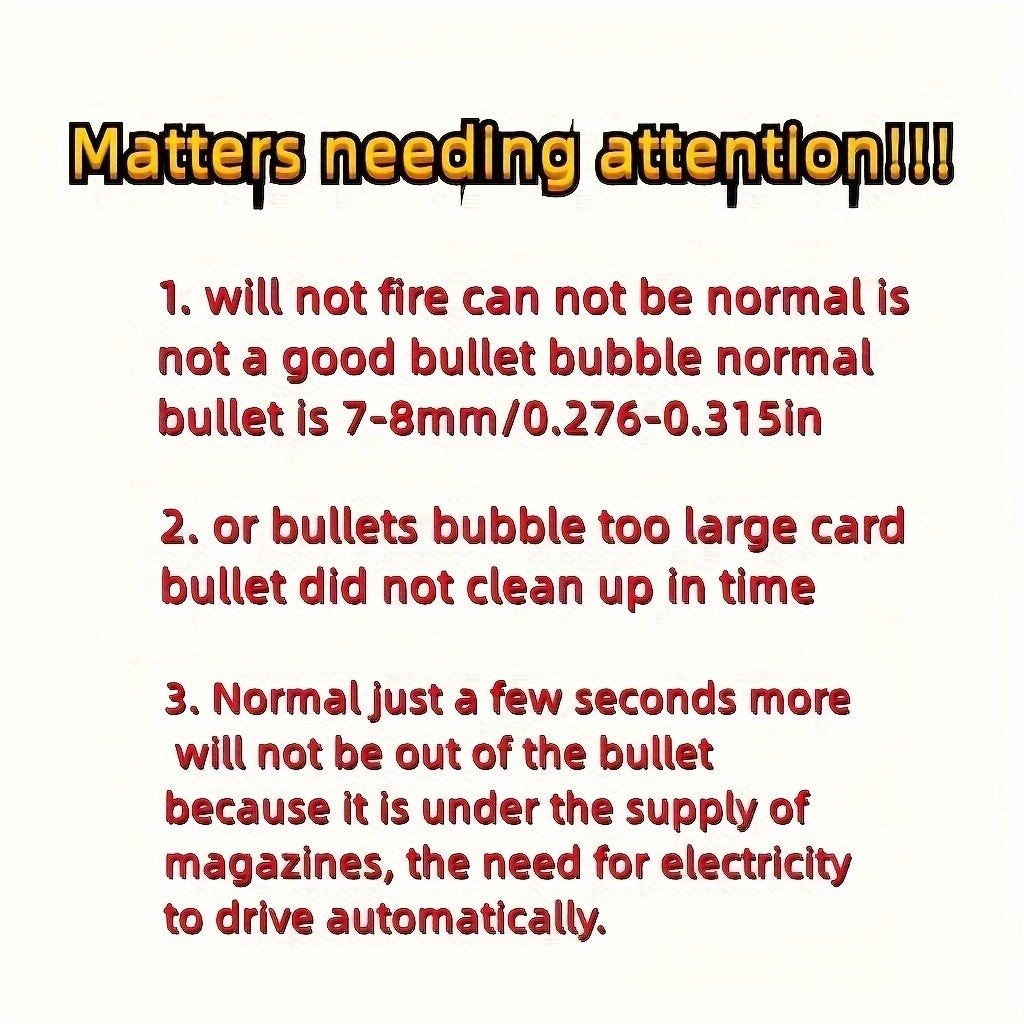 New Toy Gun Electric Full Auto Shooting Toy, Outdoor Sport Interactive Game Toy, Rechargeable Portable Gun Toy High-speed Splash Ball Toy Rifle, Long Battery Life - Suitable for Team Collaborative Game Toys for Outdoor And Indoor Activities.