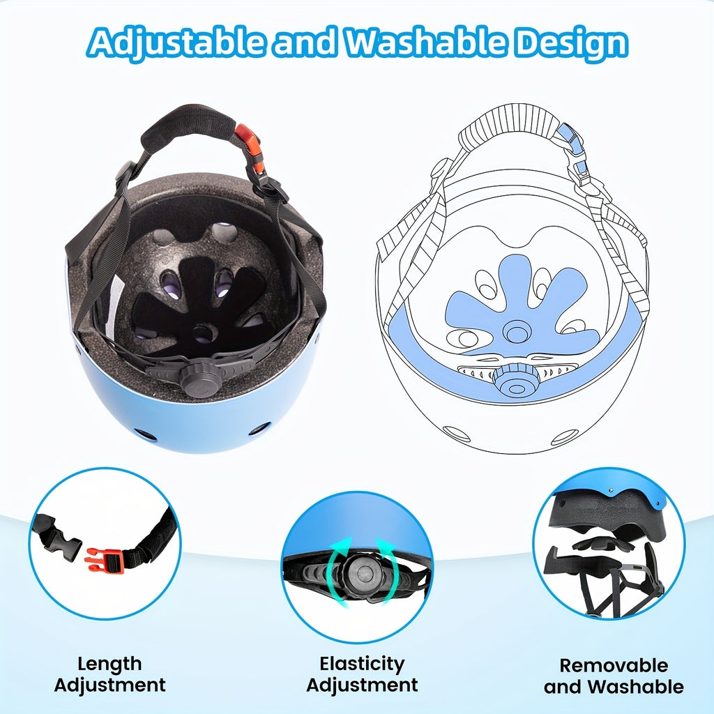 Kids Bike Helmet, 1pc Unisex Adjustable Sports Helmet with Removable Liner - Sleek Matte Finish, Ventilation Holes for Breathability, Perfect for Halloween, Christmas, And Birthday Gifts, XXS for Toddler/ 18.89''- 21.65''