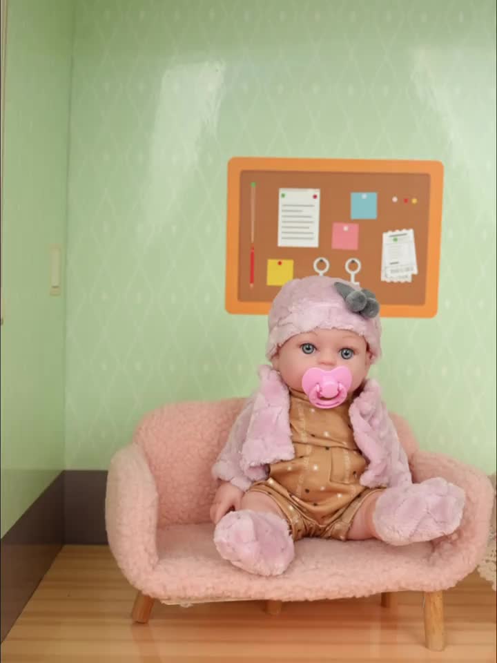 1 Realistic 12-inch/30-cm Reborn Doll • With Hat, Socks, And Toy Pacifier Set • Lifelike Toy • Perfect For Party Games And Valentine's Day • Ideal Gift For Kids On Christmas And Halloween • Free Accessories