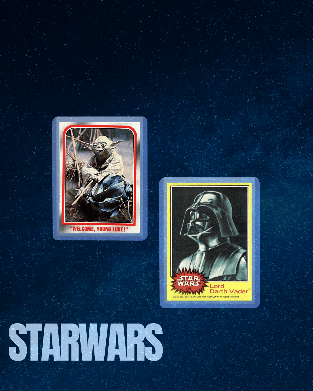 Topps Star Wars Card Lot – 5 Cards – 1977/1980/1983 Vintage
