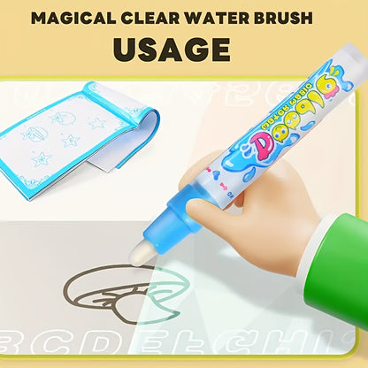 Magical Water Canvas: Day Gift, Reusable Drawing Toy Set, Art And Crafts, Puzzle Toy Set, Age 3+, 80X600 Cm/39.37X31.5 Inches