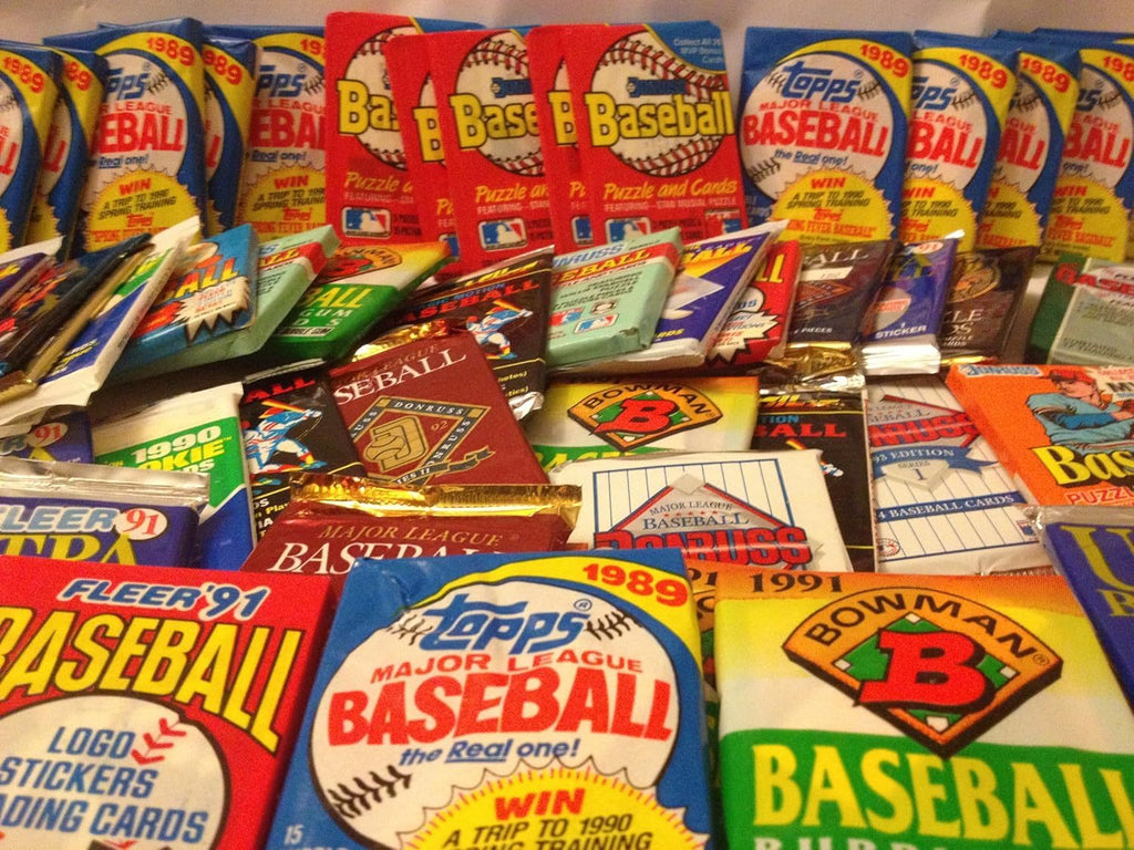 3 RANDOM Old Sealed Baseball Packs - Perfect for New Collectors