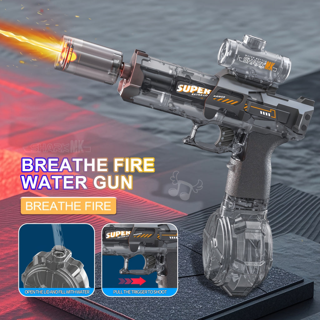 New Electric Water Gun Toy, Automatic Water Gun, Large Capacity Water Gun, Perfect Outdoor Water Gun for Summer at The Swimming Pool, Beach, Lawn - Fun Gift, Birthday Party Present