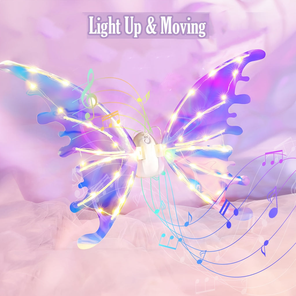 Fairy Wings LED Butterfly Wings, USB Rechargeable LED Fairy Wings