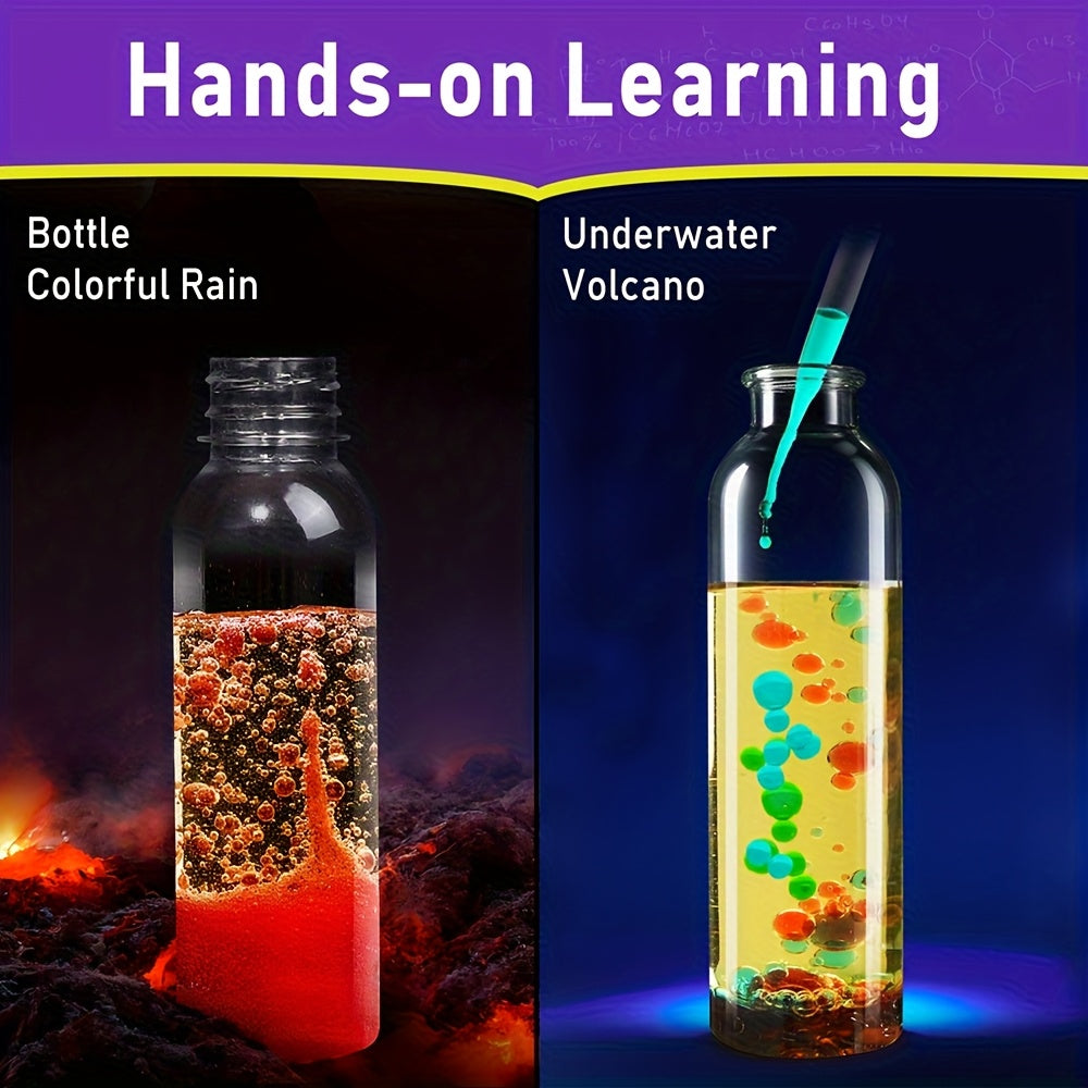 [Birthday Christmas Gifts] 60/80/105 Lab Experiments, Wonder Science Kit, Experiments Educational Toy for Kids, Growing Crystal, Explore Chemistry Reactions & STEM Lab Activities, Birthday Christmas Gifts for Boys And Girls Children Ages 6-12