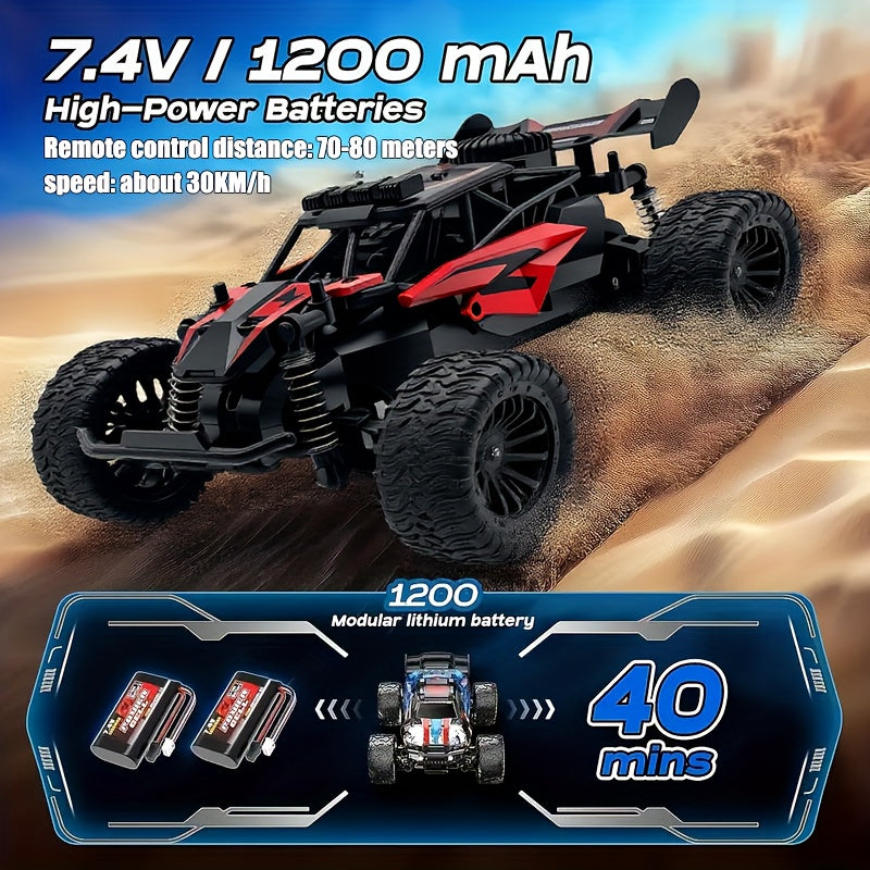 Advanced 2.4GHz RC Monster Truck for & Adults - Alloy- Off-Road RC Car with All-Terrain Tires,, Durable Plastic/Alloy Body, Remote Control -Like Vehicle for &, Ideal Gift