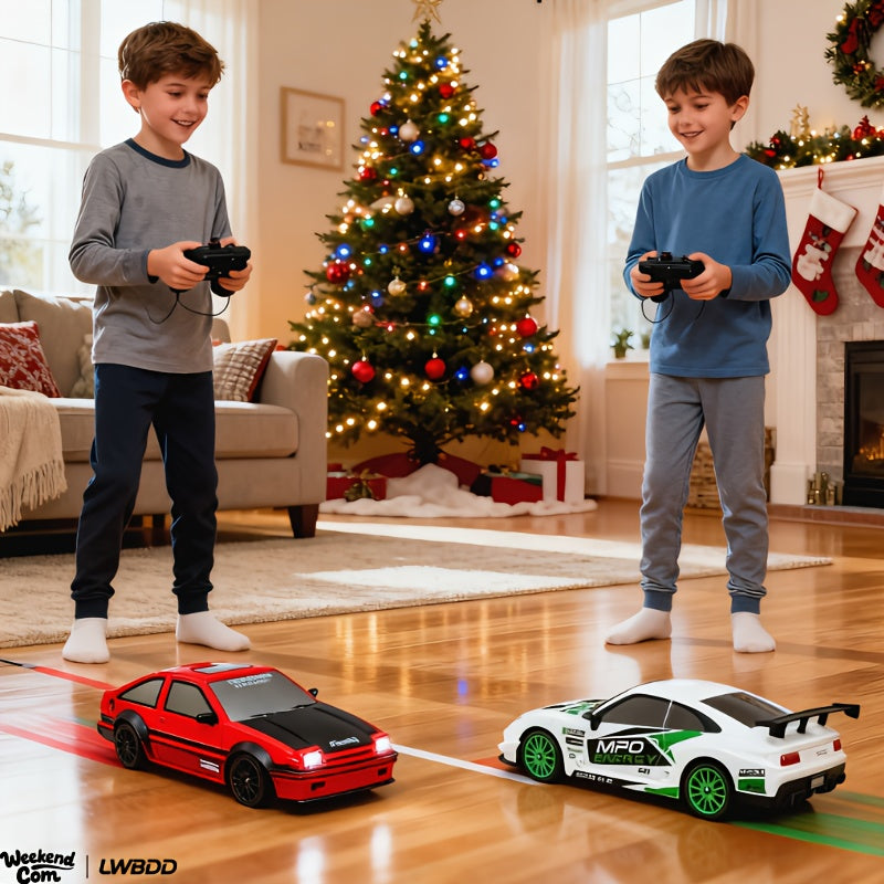 RC Drifting 1:24 Scale Four-wheel Drive High-speed Model Car, Drifting Tire Racing Sports Toy, Suitable for Adults, Boys, Girls And Children, Birthday, Christmas, New Year Gifts