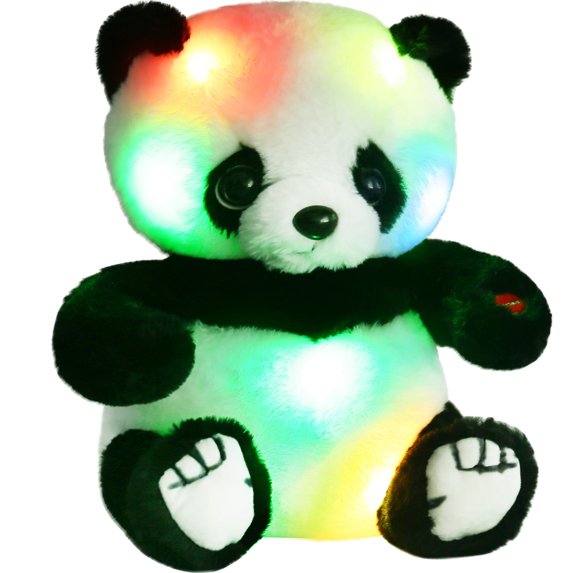 12'' Light Up Panda Stuffed Animals, Kawaii Panda Bear Plush with LED Light, Hugging Toy Gift for Kids Birthday Gift For Boys Girls, Christmas Gifts,Home Decor,Mother's Day