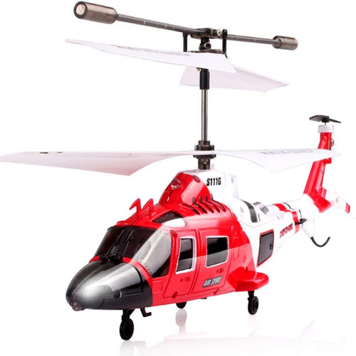 SYMA Coast Guard Rescue Helicopter RC Flight Infrared 3CH Gyro Marine Aircraft Model S111G