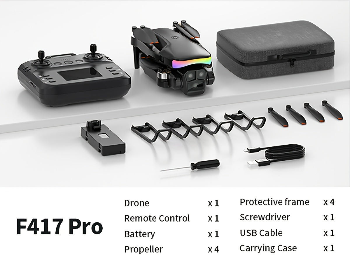 [Foldable RC Quadcopter] Drone With 2 Camera For Beginners Adults, Drone With LCD Screen, Professional Brushless Motor, Altitude Hold 3D Flips 3 Speeds Headless Mode One Key Takeoff/Landing, Foldable RC Quadcopter Support Up To 32G SD Card