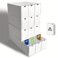 Trading Card Storage Box, Cards Storage Box With 80 Dividers, Card Boxes For Sports Card, Baseball, TCG, Playing Cards, Plastic Protector For Card, 12 Drawer