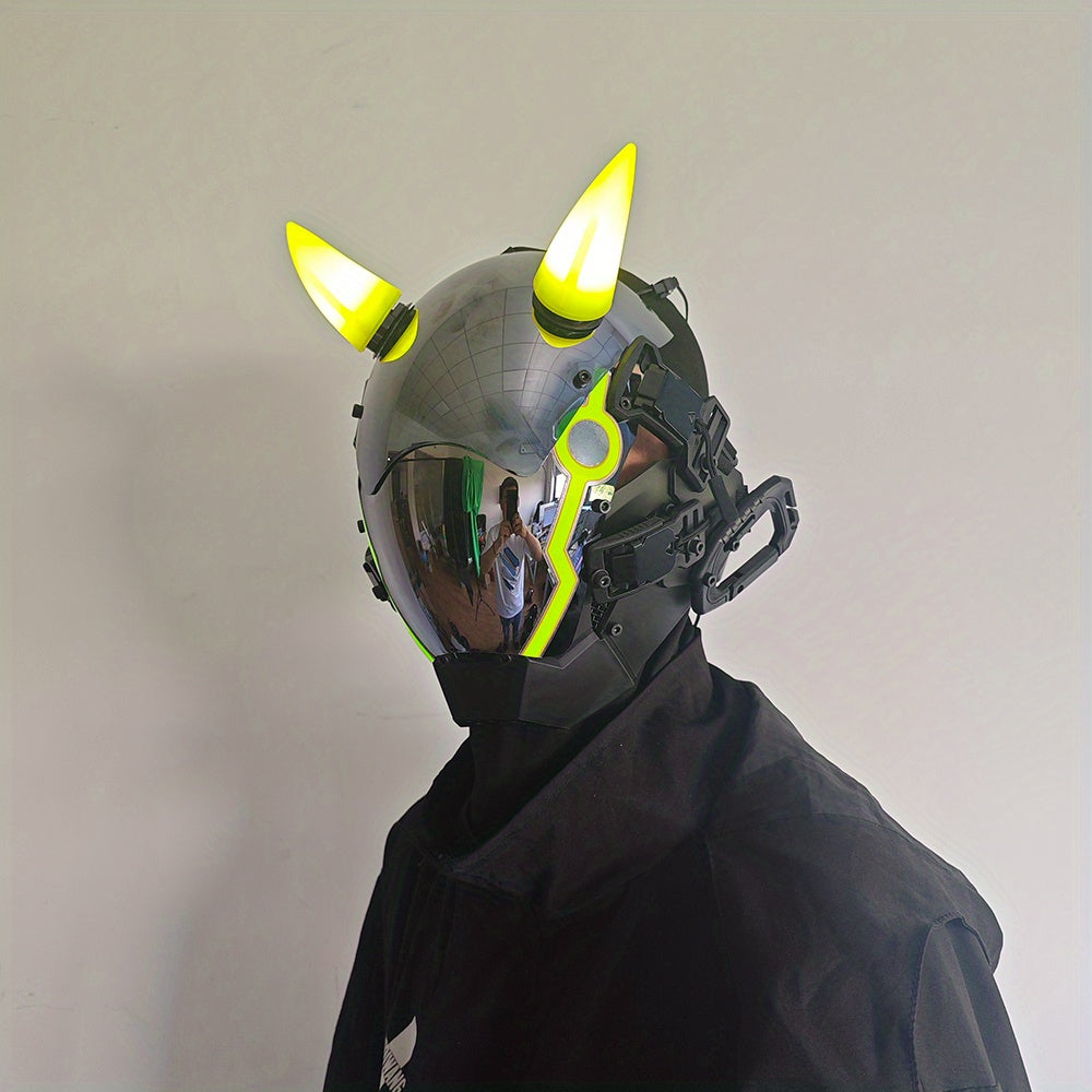 Punk Mask Cosplay For Men, Cosplay Halloween Mask Fit Party Music Festival Accessories, Punk Mask Cosplay For Women