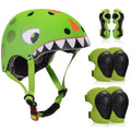 Lightweight Helmets for Children Aged 5 And Above, Suitable for Boys And Girls, Including Protective Gear for Various Sports. This Set Features a Bike Helmet Along with Knee And Elbow Pads for Safety While Cycling