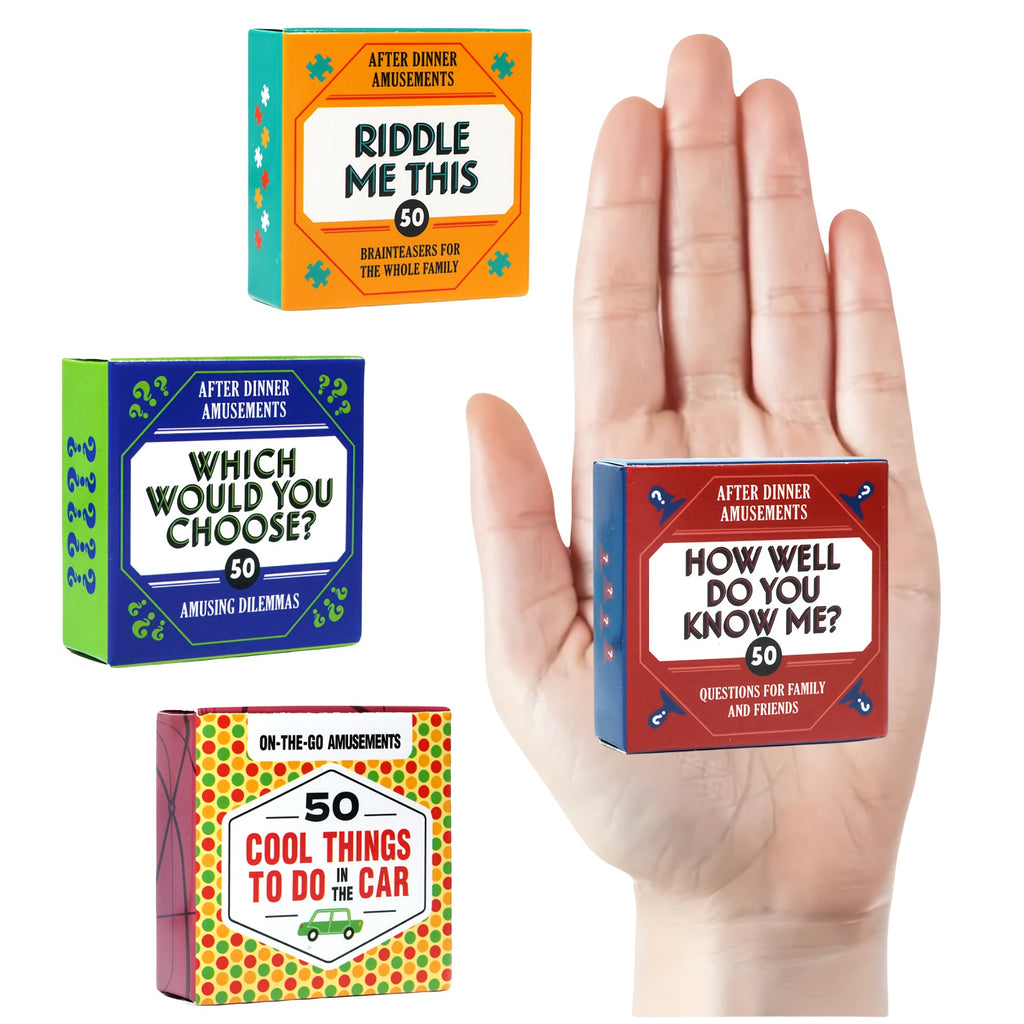 Chronicle Books After Dinner Amusements: How Well Do You Know Me?: 50 Questions For Family And Friends Family Friendly Conversation Starter Card Game, Portable Camping And Holiday Games