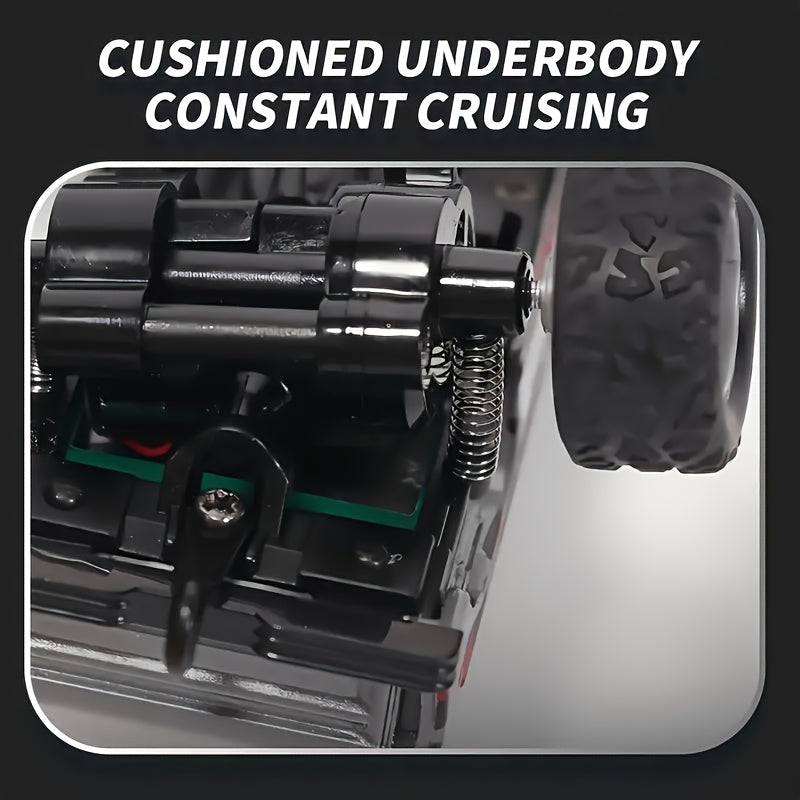 [High-Speed Mini RC Car] 1/64 Mini Alloy Off-road Climbing RC Car | 2.4GHz High Speed Die-cast Monster Truck with Shock Absorber - Toy Gifts for Adults and Children