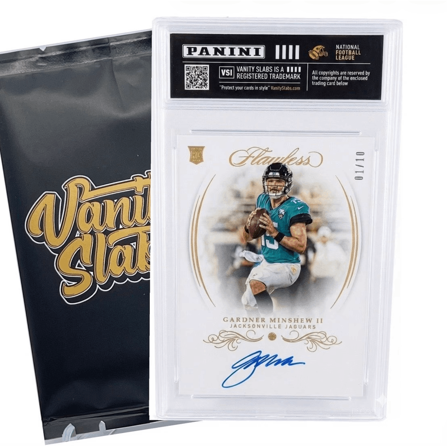 PANINI Football Random Single Hit Slab | Inside is a Rookie, Star, Autograph or Insert Guaranteed! | Perfect Gift for Kids & Collectors of All Ages