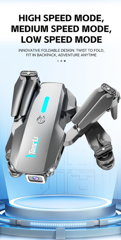 [HD Camera Drone] Tongli Upgraded Quadcopter Drone, Built-In HD Camera, Foldable Design, 3D Flips, USB-C Charging, Free Storage Bag Included, Beginner-Friendly, Aerial Photography Drone, Camera Drone For Vlogging, Outdoor Drone, Remote Control Drone
