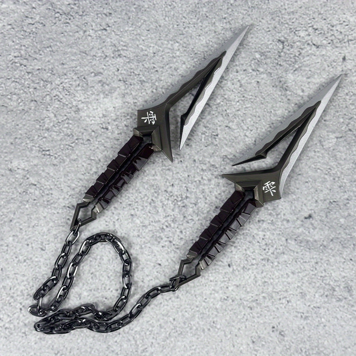14cm 5.5inch Ninja Kunai Katana Action Figure Metal Small Sword Syuriken Anime Cosplay Prop Safe no Sharp Ninja Star Knife Real Size Japanese Katana Original Samurai Sabre Gift