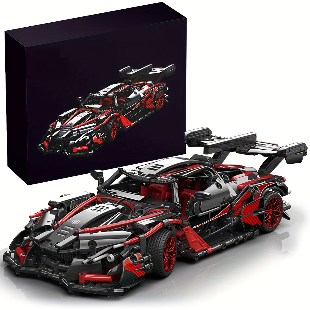 Adults Challenging Car Building Blocks Kit, 1:14 1391pcs Car Model Building Set