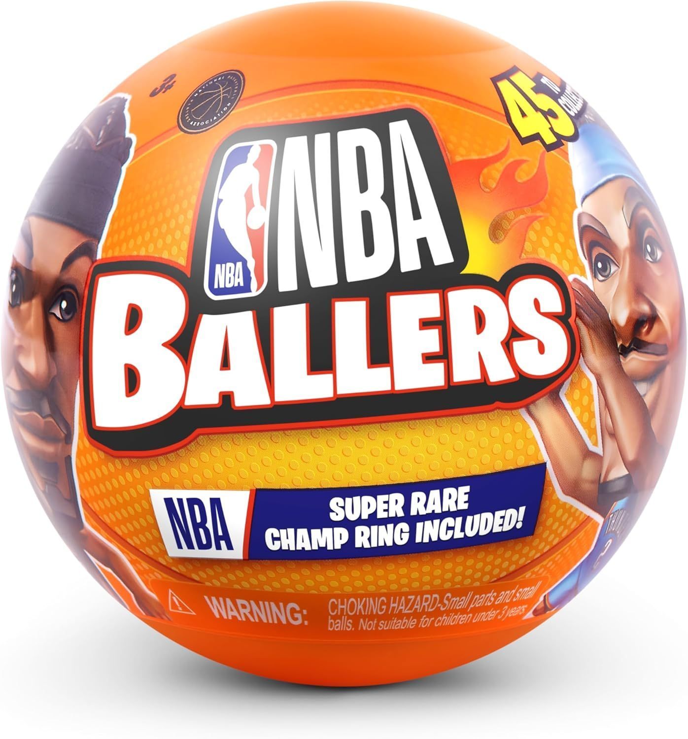 1 pc ZURU Surprise Ballers Series 1 & Series 2, Mystery Capsule Figurine Players Collectibles Toy, Surprise Unboxing Basketball Collectible Sports Toy for Boys, Adults and Collectors