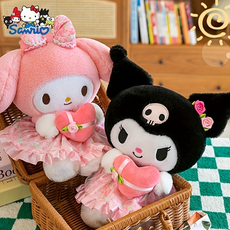 1pc Sanrio Hello Kitty Meileti Kuromi 11.81inch Oversized Plush Toy Cute Cartoon Decompression Toy Home Decoration Holiday Birthday Gift