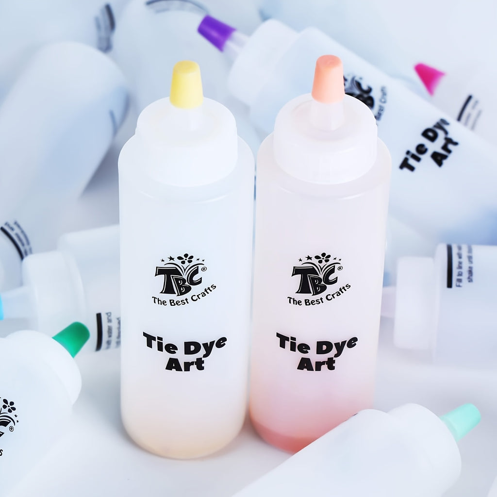 TBC The Best Crafts Tie-Dye Art Kit for Over 12 Kids to Play, Easy And Fun (24 Colors)