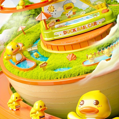 Electric Slide Duck Toys with Music, Ducklings Climbing Stairs Toy for Boys And Girls Age 3 4 5 6, Holiday Gift, Easter Halloween Christmas Gift
