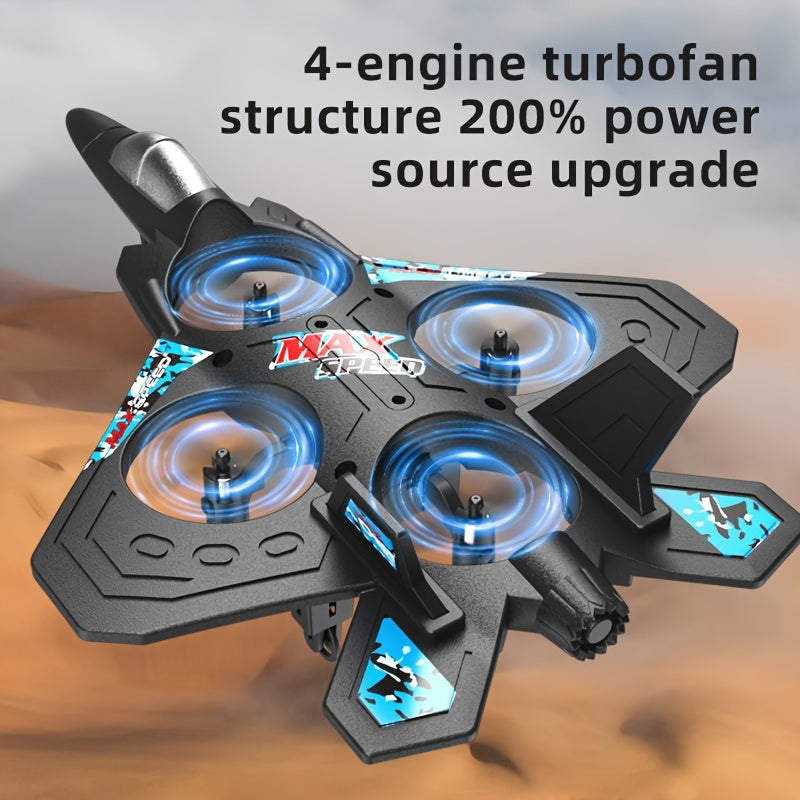 1pc Rechargeable Drone - Airplanes & Jets with Height Hold, Remote Control, Ideal for Beginner, Indoor And Outdoor Toy Gift