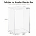 A 6Mm Acrylic Display Box That Can Be Stacked, Designed for Elite Trainer ETB. This Magnetic, Dustproof Box with a Lid Is Ideal for Showcasing Trading Cards, Collectibles, And Sports Memorabilia. It Features Enhanced Models, Accurate Sizing