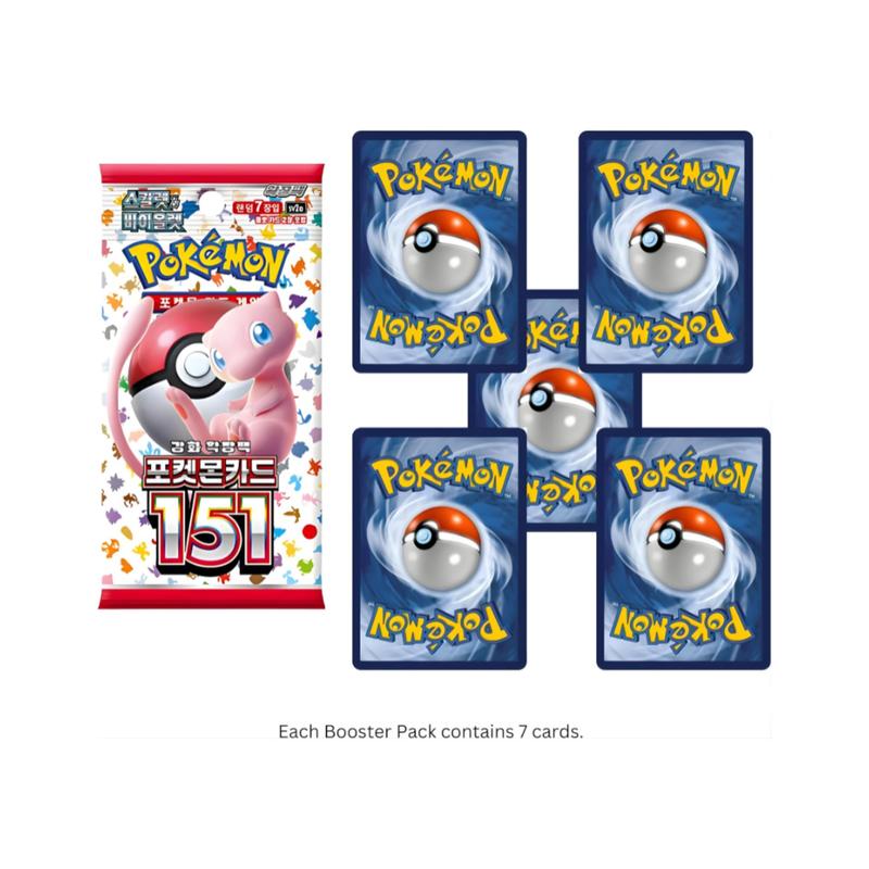 Korean Pokémon 151 Booster Pack