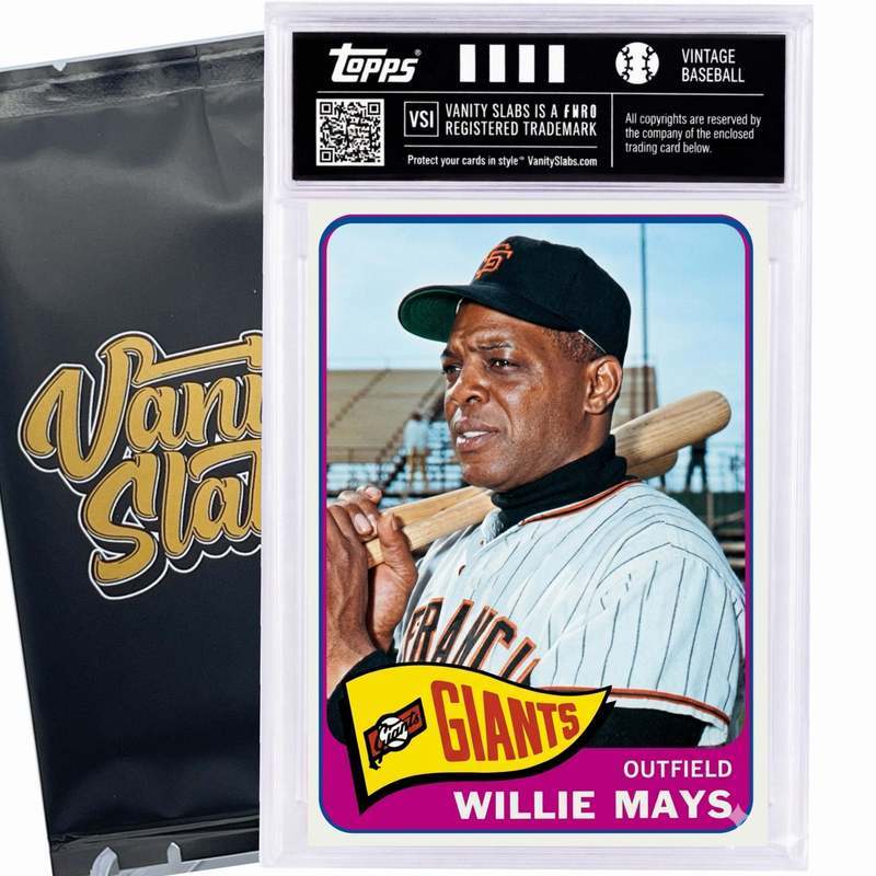 1965 Topps VINTAGE Baseball 598 Card CHASE Break | Get a Chance to Win VINTAGE Mickey Mantle from 1965 Set Valued at Over $250 | Other Top Hits Included | Random Card from Set Encapsulated in Slab