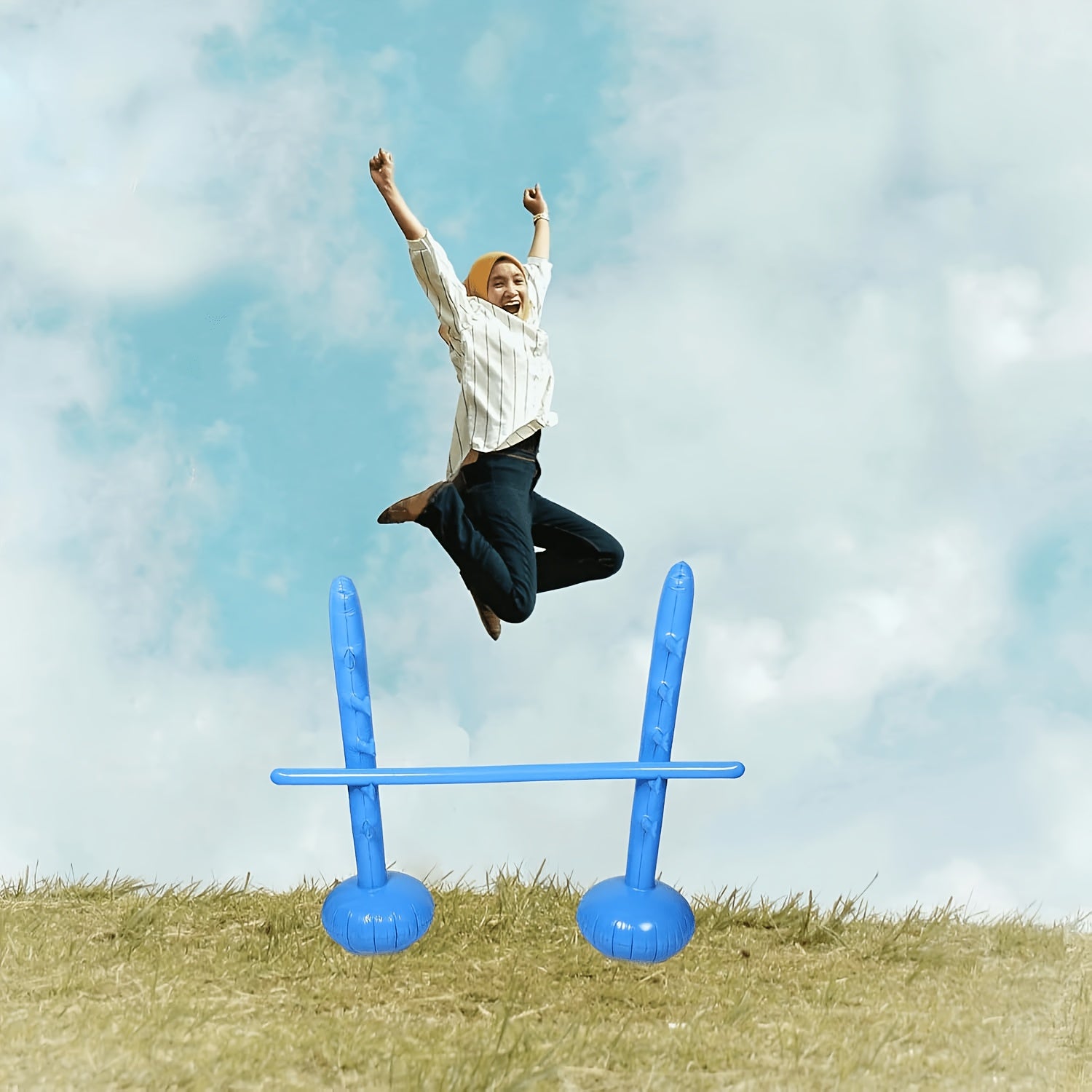 Inflatable Limbo Game for Adults - Sturdy And Fun Limbo Set Ideal for Family Events, Gatherings, And Outdoor Activities