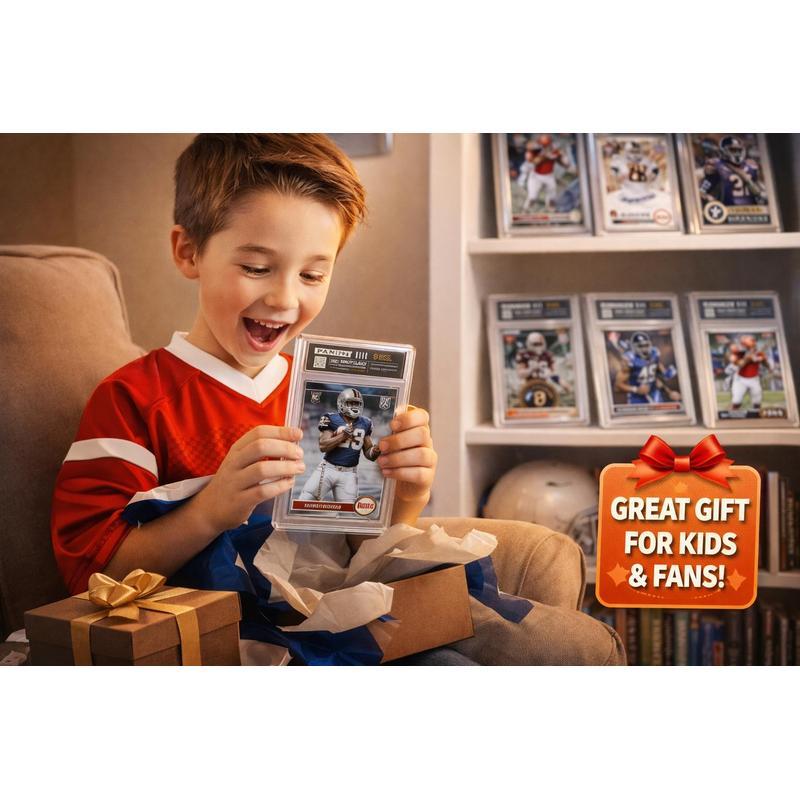 Basketball Collectible Random Card in Display Slab | Rookies, Stars, Autographs or Inserts Guaranteed | Panini & Topps Included | Perfect Gift for Kids & Collectors