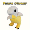 Banana Dinosaur Plush Toy, 9.5 Inches Cute Cartoon Tyrannosaurus Anime Dragon Game Toy, Fruit Soft Plushies, Animal Pet Pillow Sleeping Doll Toy Halloween Birthday Gift for Friend, Room Decoration