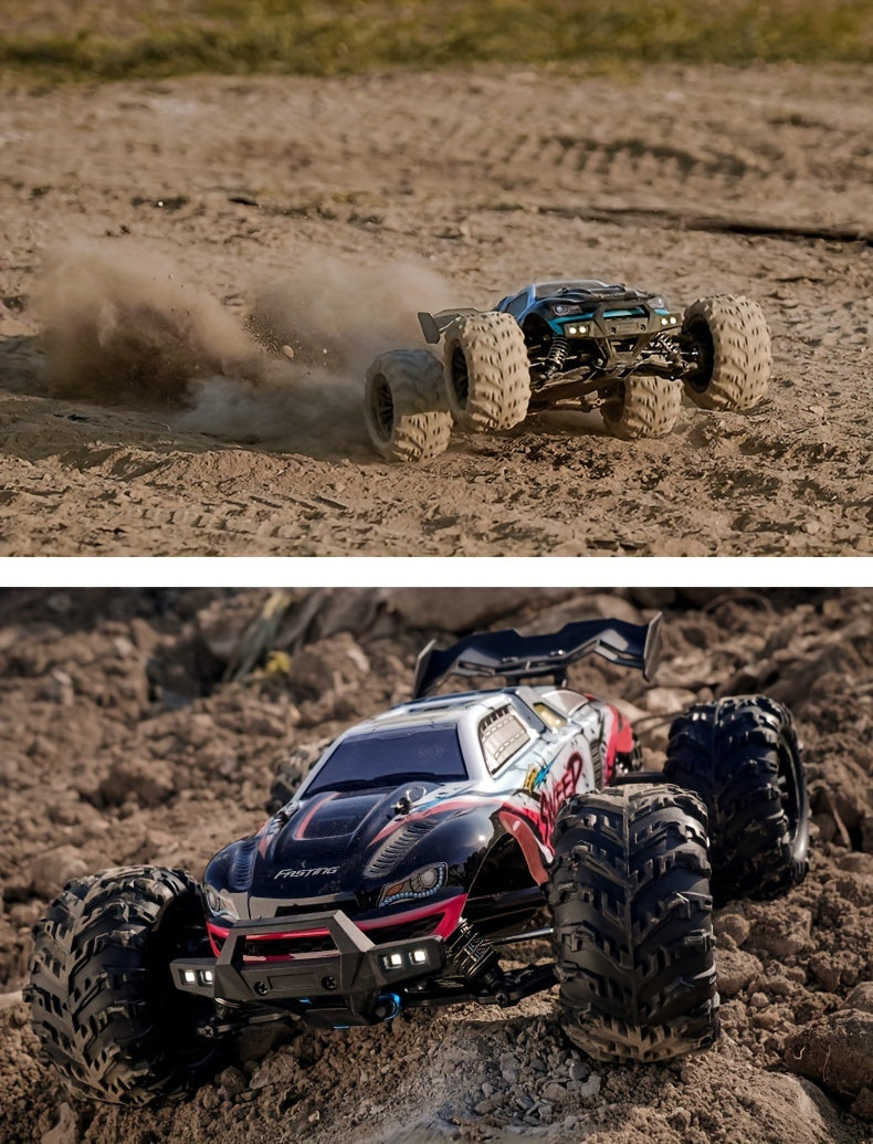 Brushless High-speed Off-road Vehicle, 70KM/ H, Carbon Brush Motor 40KM/ H, 1:16 High-speed Off-road Vehicle, Suitable as a Christmas Birthday Gift