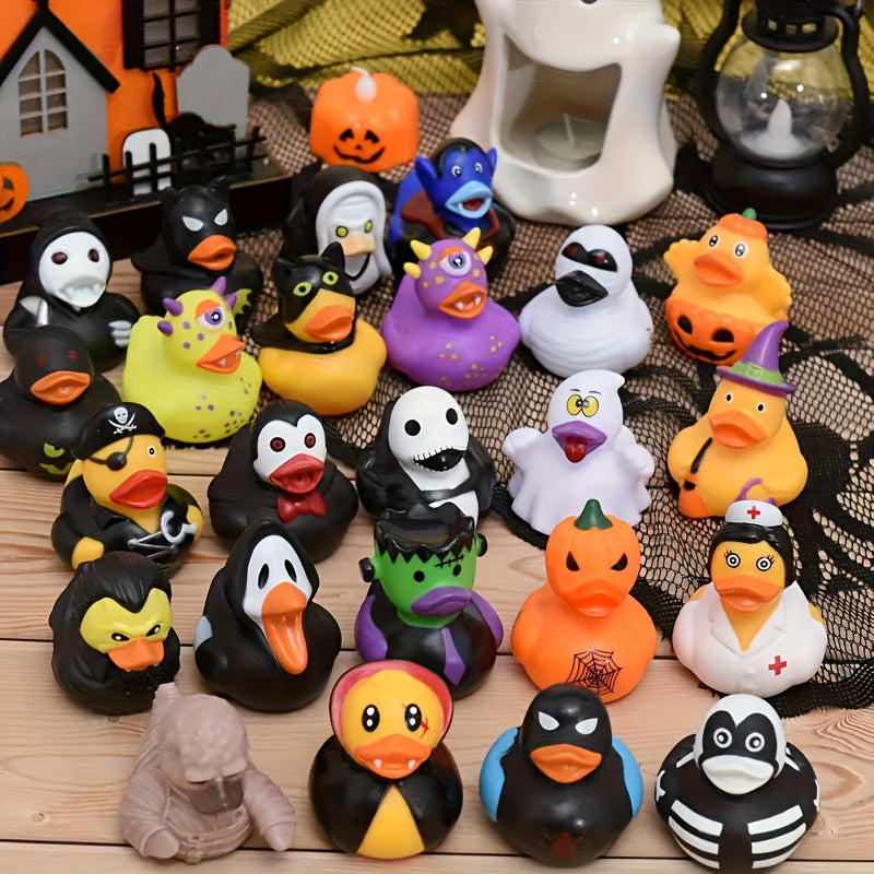 [Party Favor Duck Toys] Rubber Duck Toys - 20/100pcs Novelty Squeeze Ducks Bulk Duckies, Party Favor, Goodie Bag Fillers, Style Design Ducks Toys for Decor