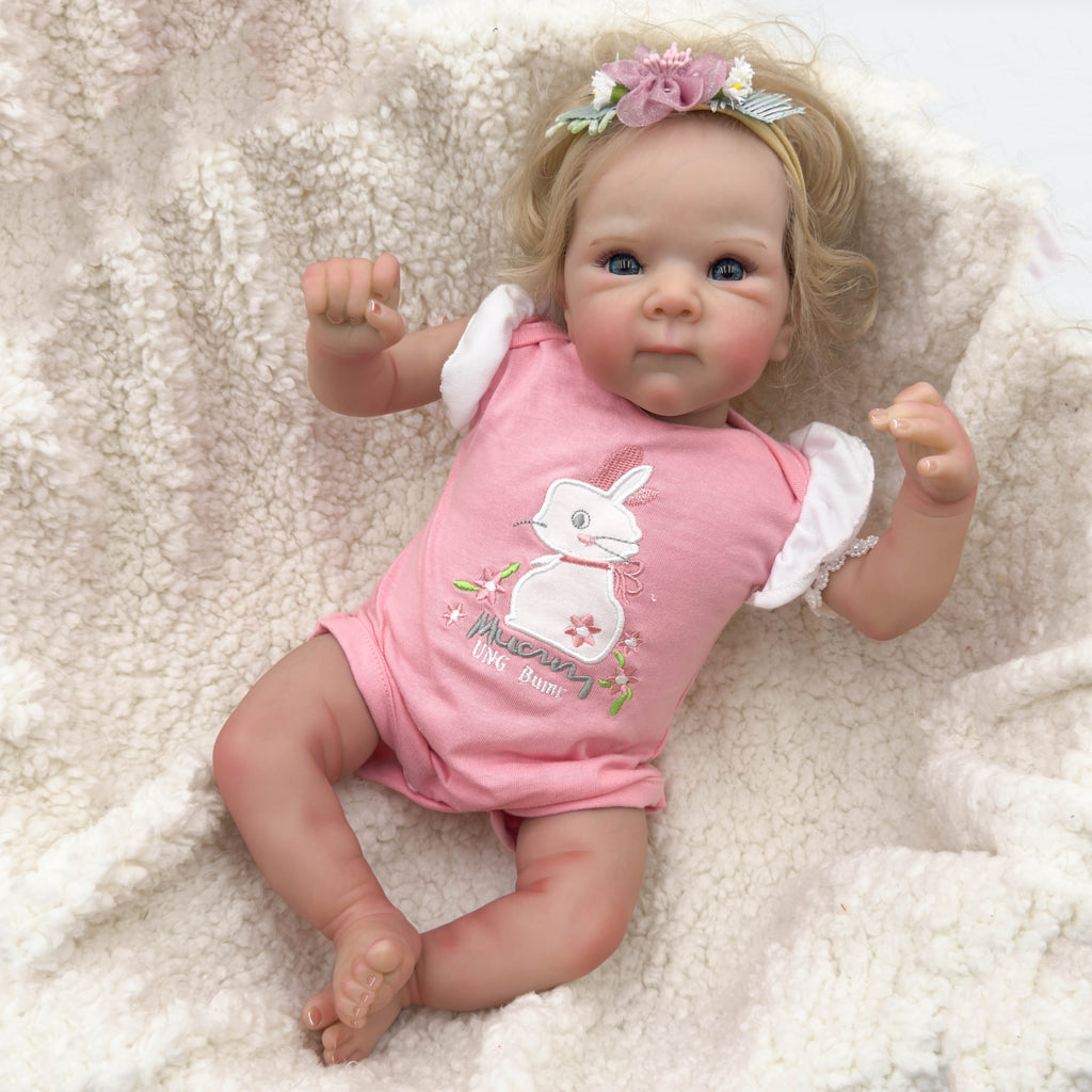 [Perfect Birthday Presents] Completed 16-Inch (42Cm) Reborn Baby Dolls That Appear Lifelike, Handcrafted Realistic Newborn Baby Doll, a Lifelike Baby Girl Toy Suitable for Ages 3 And Up, Perfect for Birthday Presents