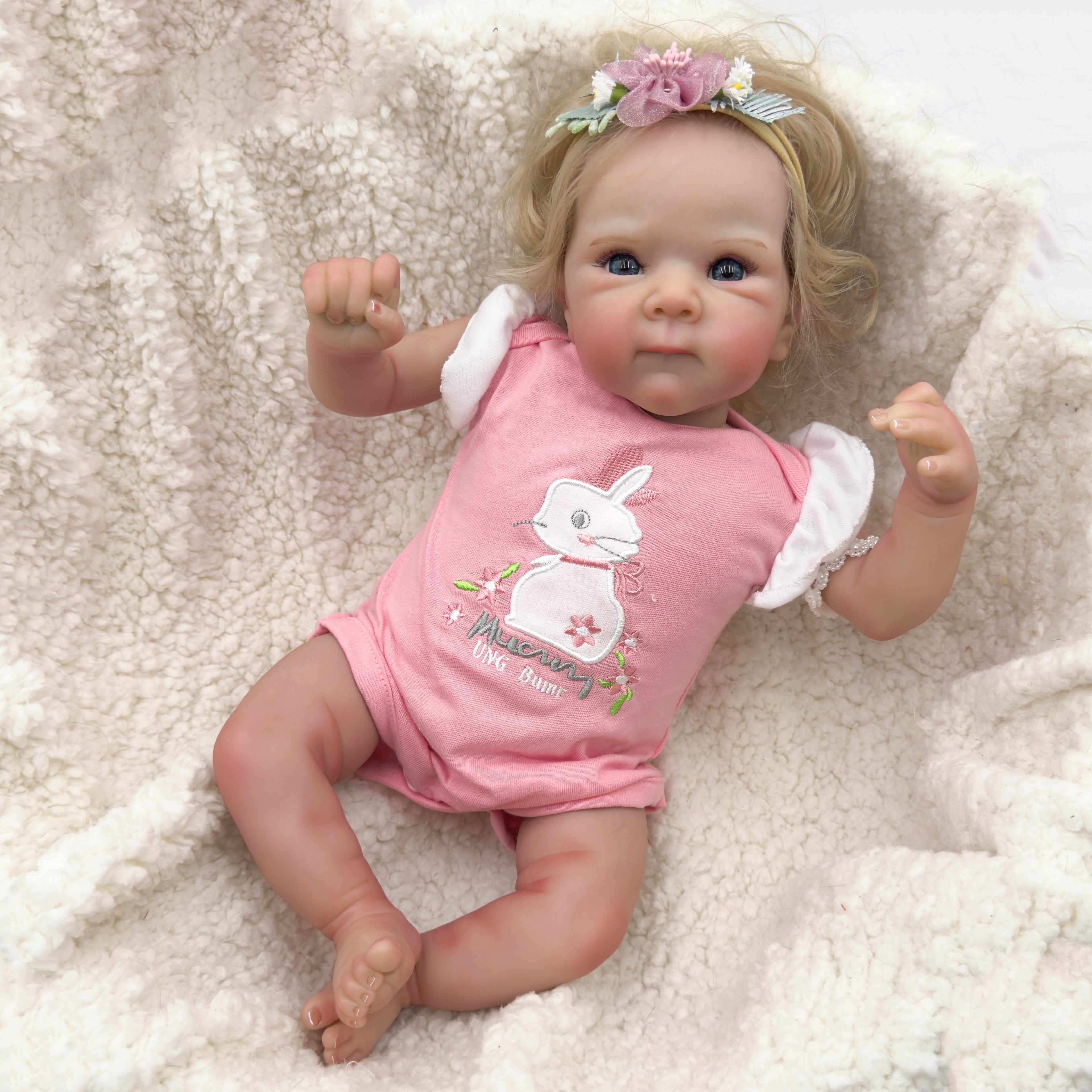 [Perfect Birthday Presents] Completed 16-Inch (42Cm) Reborn Baby Dolls That Appear Lifelike, Handcrafted Realistic Newborn Baby Doll, a Lifelike Baby Girl Toy Suitable for Ages 3 And Up, Perfect for Birthday Presents